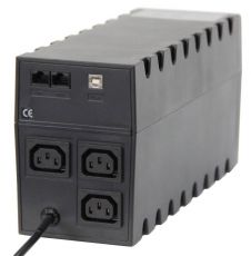 Источник бесперебойного питания Powercom RPT-600AP 360Вт 600ВА черный