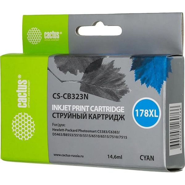 Картридж для принтера и МФУ Cactus CS-CB323N синий, (CS-CB323)