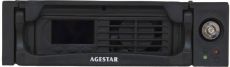 Корпуса и док-станции для жестких дисков Agestar TMR-SATA(K)-2F SATA пластик черный LCD