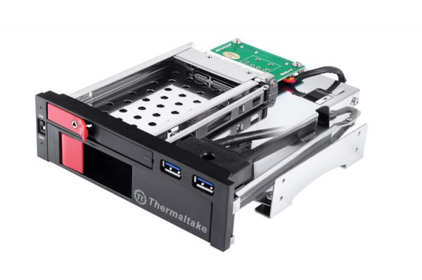 Корпуса и док-станции для жестких дисков Thermaltake Max5 Duo ST0026Z, черный