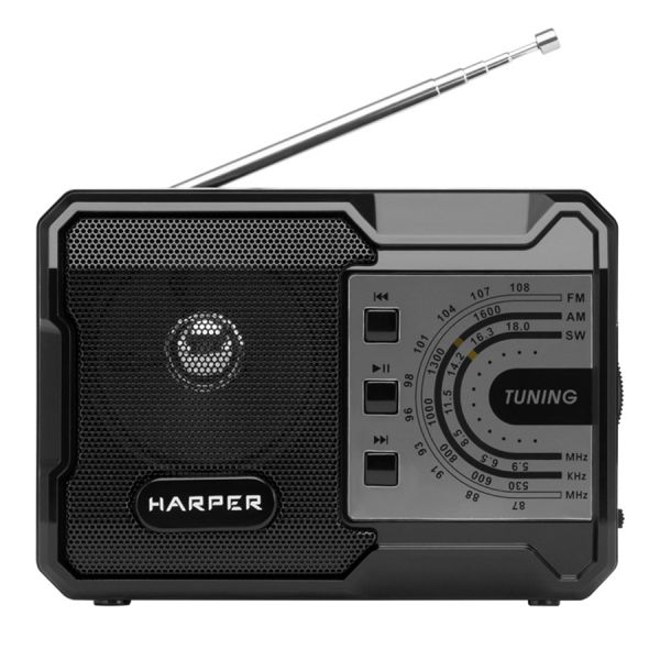 Радиоприемник Harper HRS-440 черный